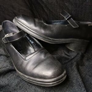 Mephisto Black Leather Women's Shoes